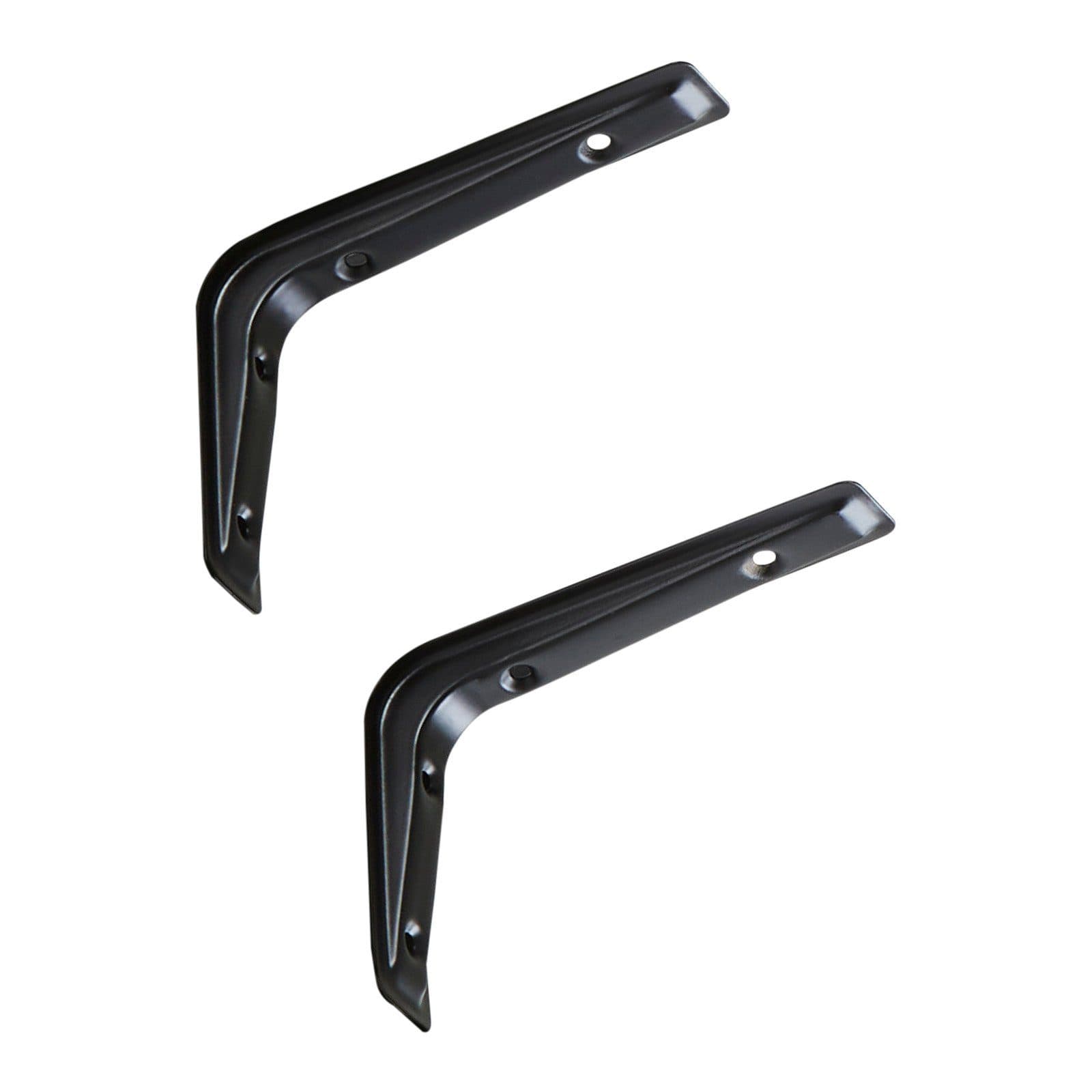 SO-TECH® Wandregalhalter RK15 Schwarz 2-tlg. Stahl - Bild 2