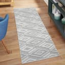 CARPET CITY Teppich LINDO 8875 Beige Kurzflor mit Fransen Bild 2
