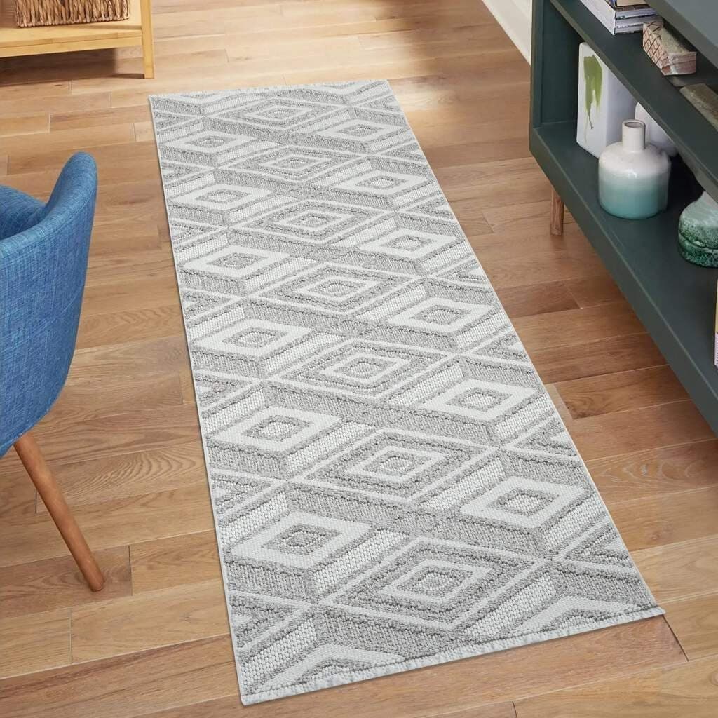 CARPET CITY Teppich LINDO 8875 Beige Kurzflor mit Fransen - Bild 2