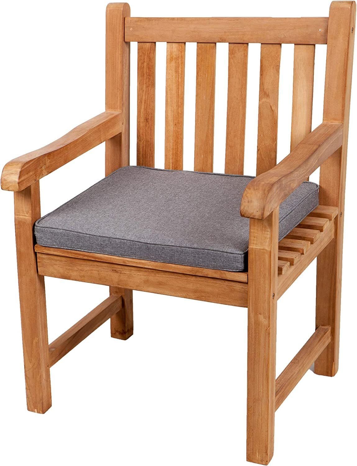 FAVRE Bankauflage Sitzkissen Grau 5cm Dicke