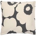 Marimekko Bettwäsche Kopfkissenbezug Unikko Charcoal-Off White 80x80cm Bild 2