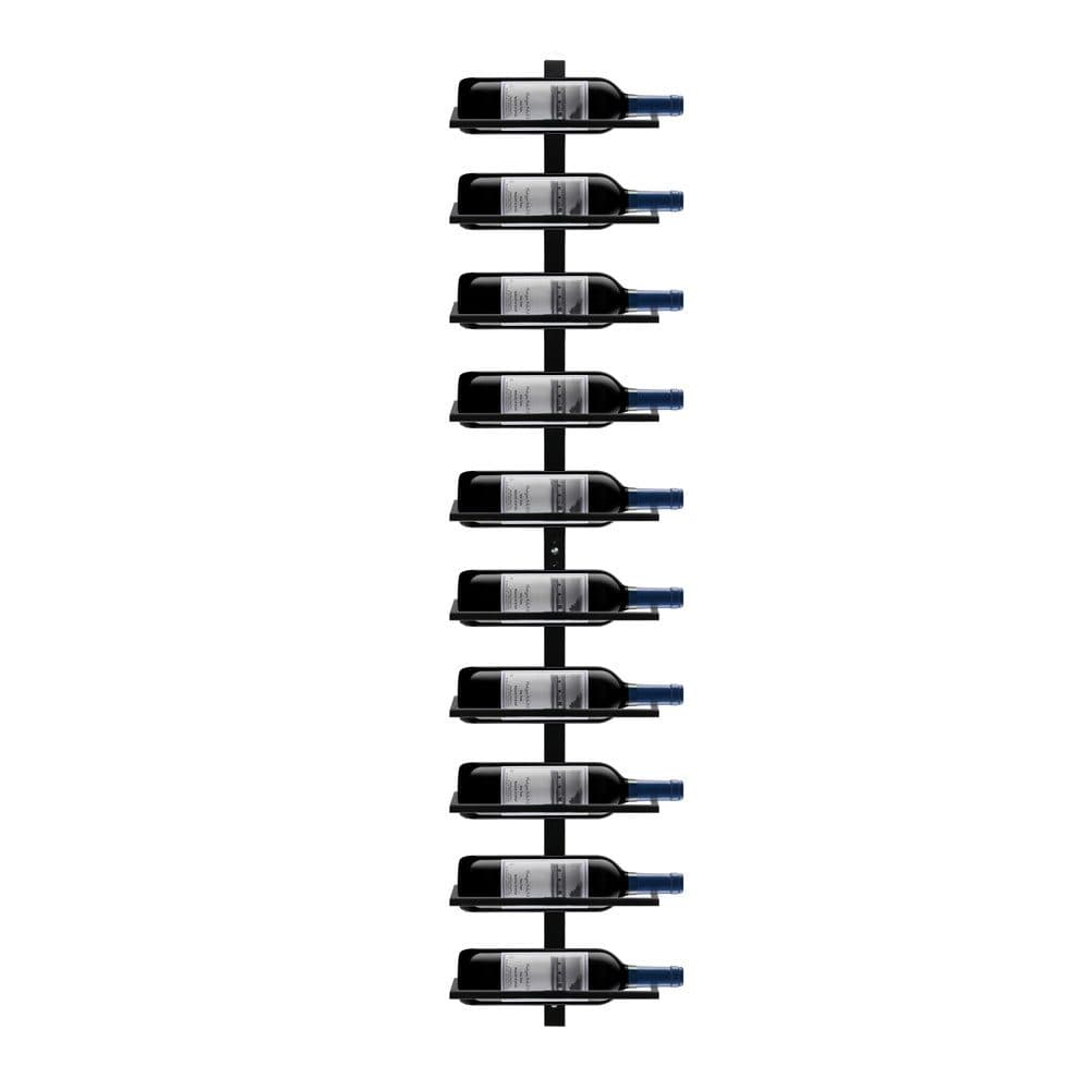 Yaheetech Weinregal Schwarz 10 Flaschen Metall - Bild 2