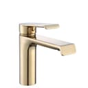 wohnwerk.idee Badarmatur Gold Chrom - Hochwertiger Messing Wasserhahn modern Bild 2