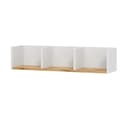 Vicco Bücherregal Tomy Weiß/Goldkraft Eiche Wandregal Modern Bild 2