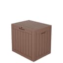 ONDIS24 Gartenbox City Cube 110L Holzoptik Beige/Grau Bild 2