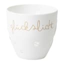 Räder Kerzenhalter Design Teelichthalter Poesielicht Weiß-Gold 9cm Bild 2
