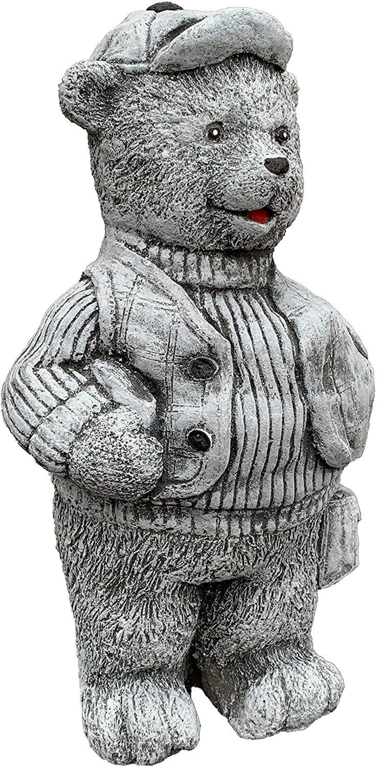 Stone and Style Gartenfigur Teddybär Frostfest Steinfigur - Bild 2