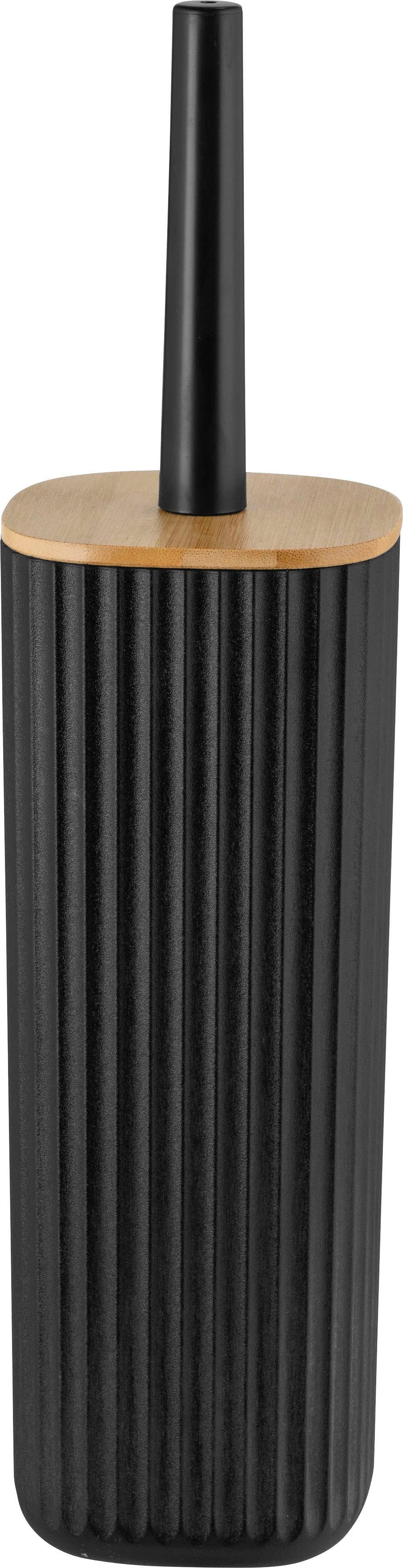 WENKO WC-Garnitur Rotello Schwarz Bambus Modern - Bild 2