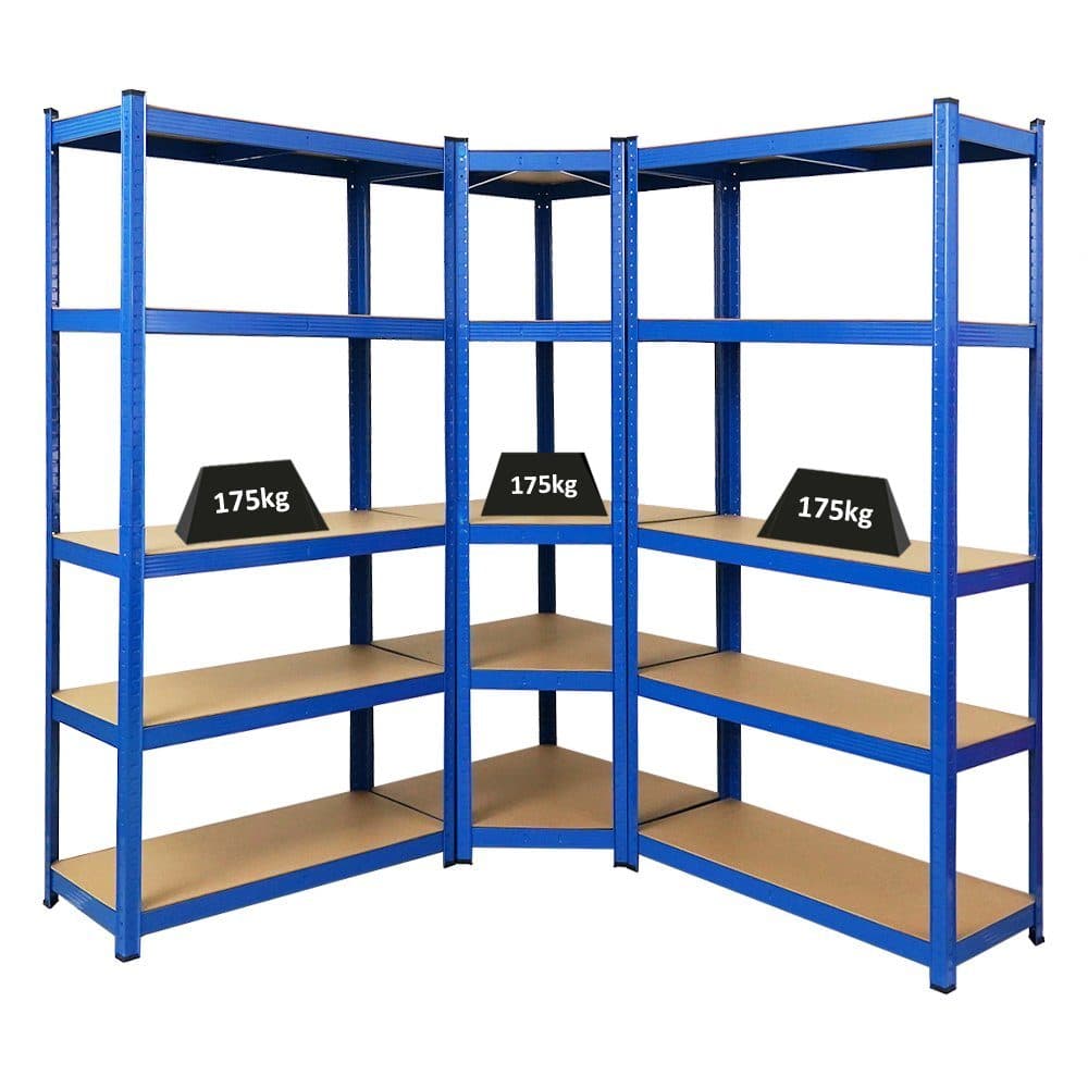 PROREGAL Eckregal MegaDeal 1x Eckregal + 2x Schwerlastregal Ragnar Blau - Bild 2