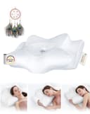 ANUK Schlafkissen Ergonomisches Memory Foam Kissen Weiß Allergikerfreundlich Bild 2