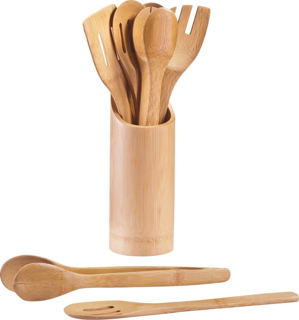 Zeller Present Bambus Besteckhalter Set mit Utensilien - Bild 2