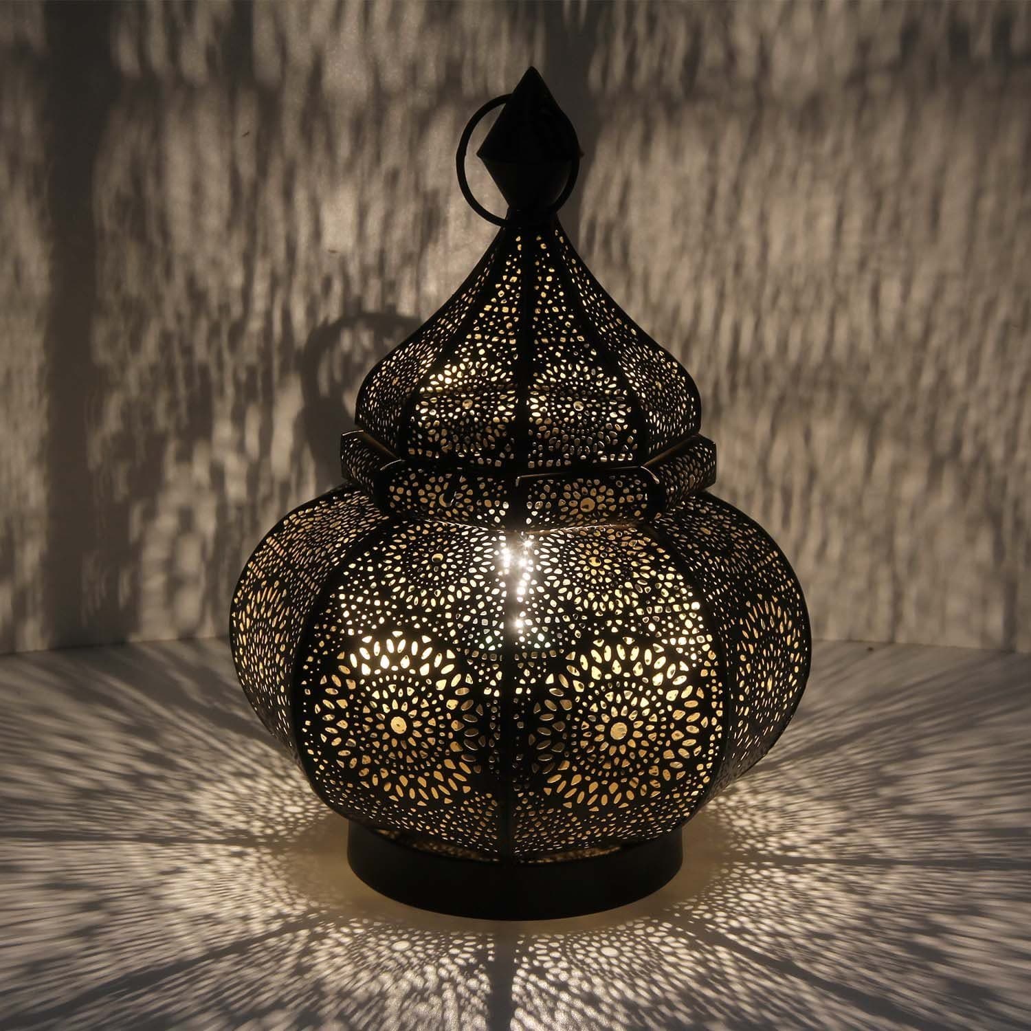 Casa Moro Orientalische Tischlampe Asif Schwarz Gold - Bild 2