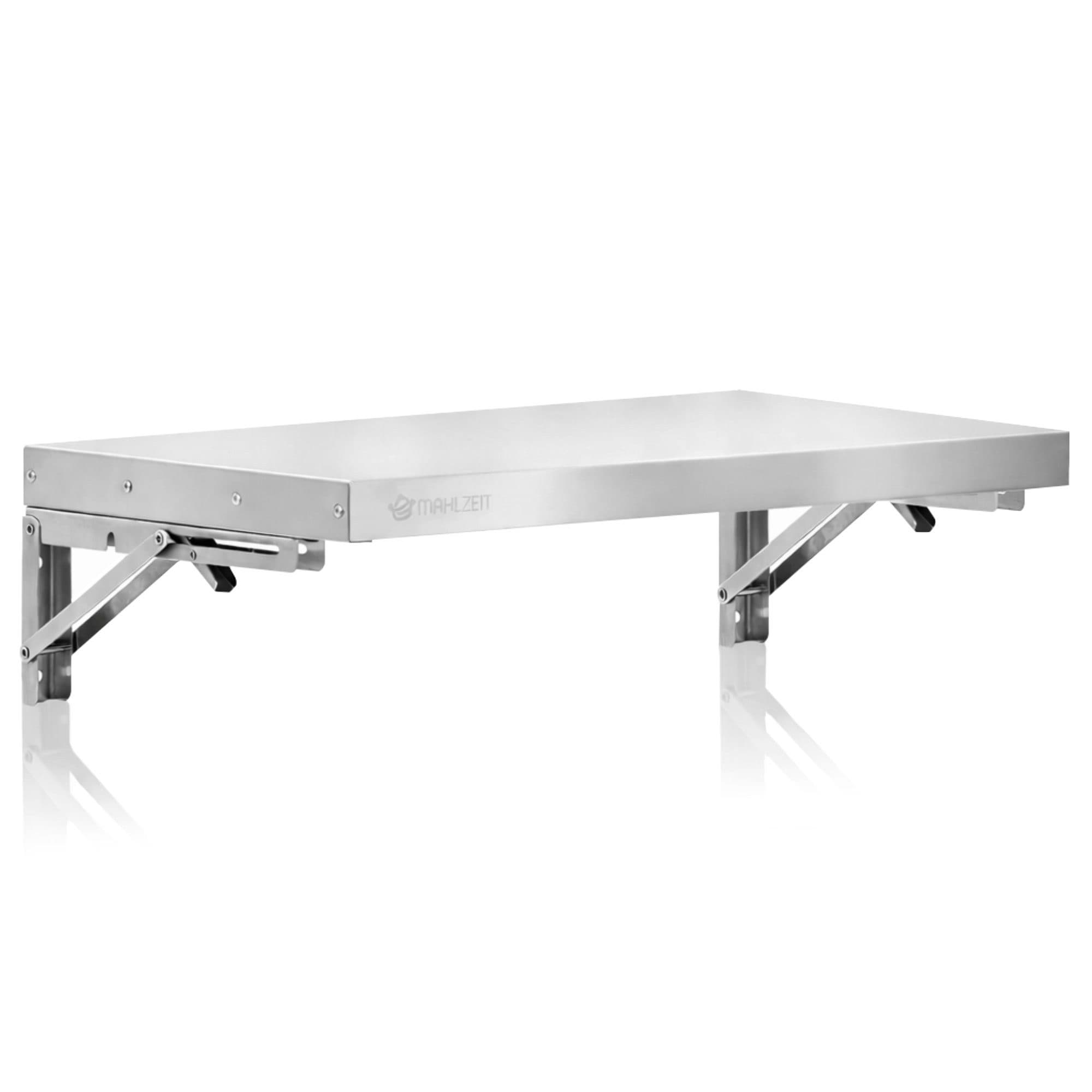 Mahlzeit Wandregal Edelstahl Klappbar Silber - Bild 2