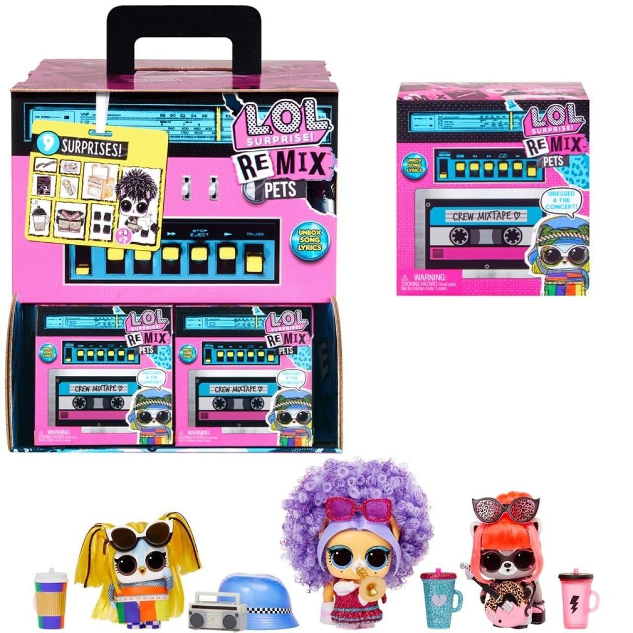 MGA Entertainment L.O.L. Surprise Remix Pets 9 Überraschungen Serie A