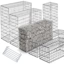 VENDOMNIA Gabionen-Zaun Set Verzinkter Stahl Drahtstärke 3,5 mm Bild 2