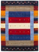 CARPETFINE Wollteppich Gabbeh Don Handgewebt Bunt Orientalisch Bild 2