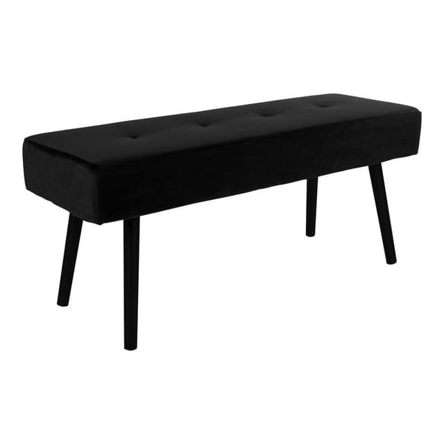 House Nordic Skiby Sitzbank - Velour Schwarz mit Metallgestell