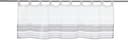 DECOLIFE Scheibengardine Manu Weiß Polyester Voile mit Webstruktur Bild 2