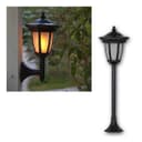 STAR TRADING LED Solar Laterne FLAME 4in1 Schwarz Bild 2