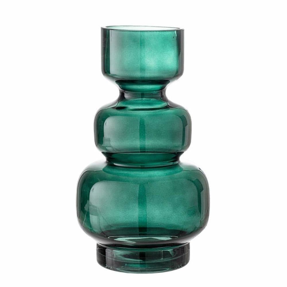 Bloomingville Johnson Vase Grün Glas 14,5 x 25 cm - Bild 2