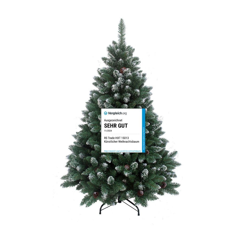 RS Trade Künstlicher Weihnachtsbaum Schneebaum PVC 15013 - Bild 2