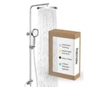 instmaier Duschsystem Cleo Chrom 3 Strahlarten Regendusche Handbrause Bild 2