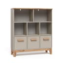 VitaliSpa® Bücherregal Malia Beige 8 Fächer Bild 2