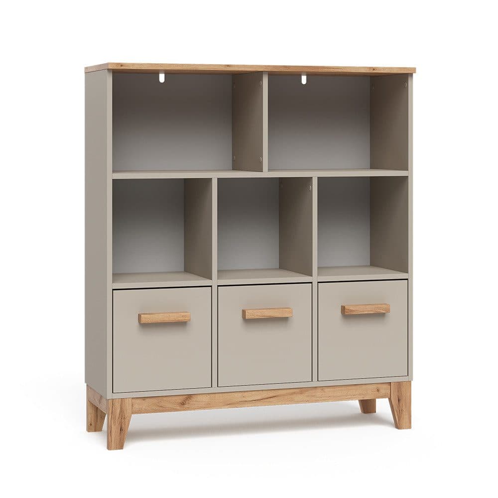 VitaliSpa® Bücherregal Malia Beige 8 Fächer - Bild 2