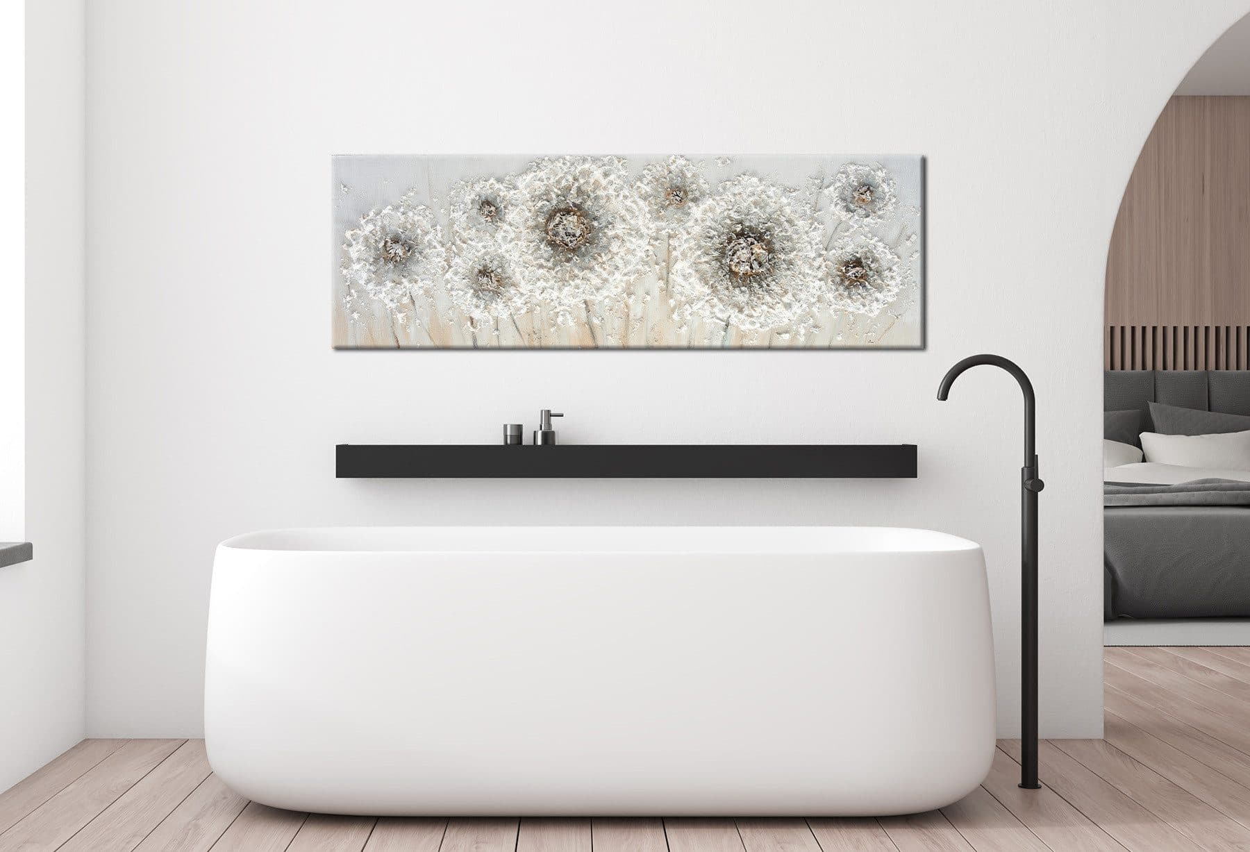 BÖNNINGHOFF Ölgemälde bunt 120x40 cm Canvas - Bild 2