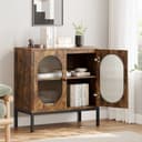 GarveeMore Sideboard 2 Türen Rattan Bild 2