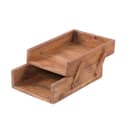DESIGN DELIGHTS Dokumentenablage SLIDE Altholz Massivholz 2 Fächer Bild 2