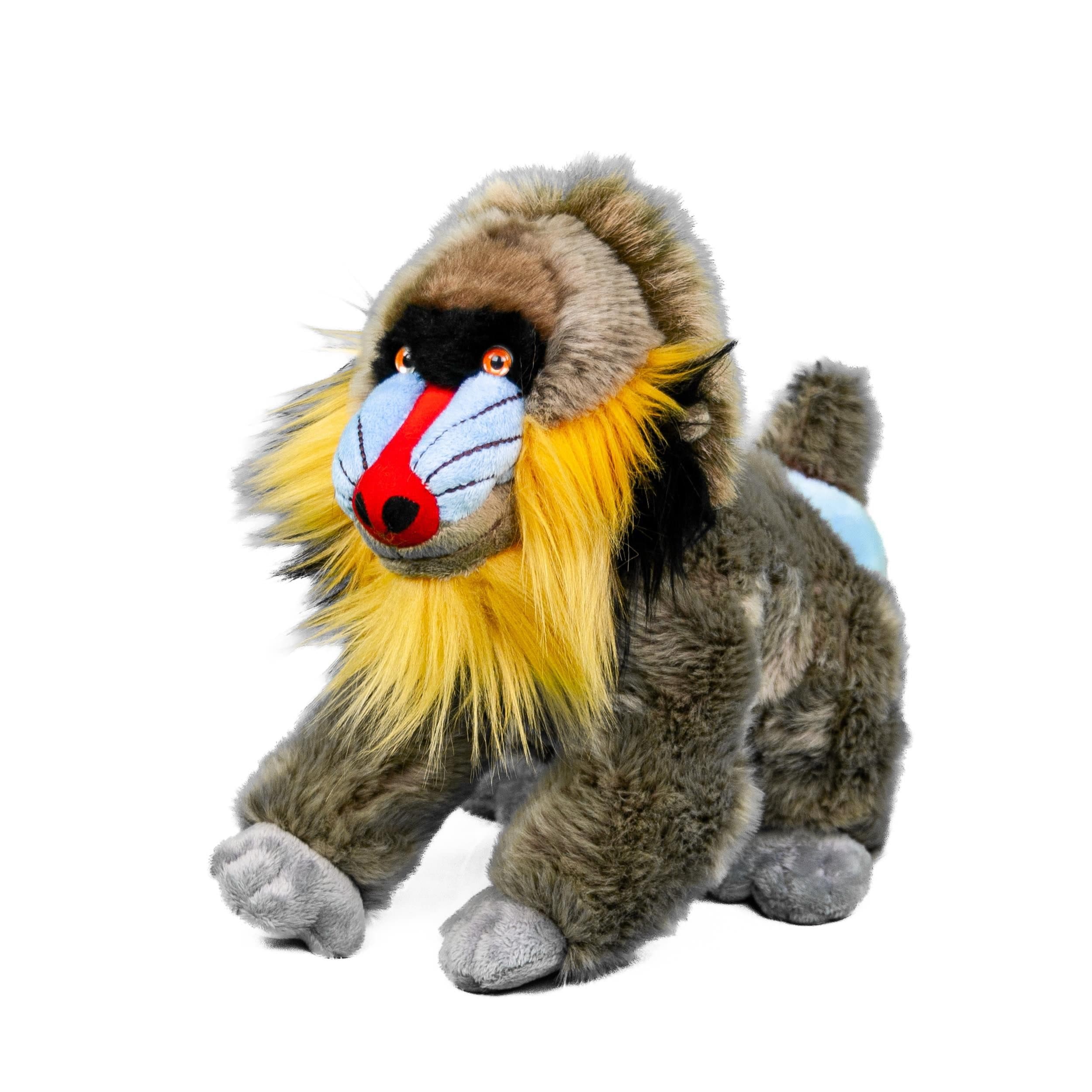Teddys Rothenburg Kuscheltier Affe Mandrill 28 cm Plüsch - Bild 2