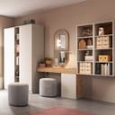 Lomadox Jugendzimmer-Set FIER-129 5-tlg. Kaschmir Eiche Grifflos Bild 2