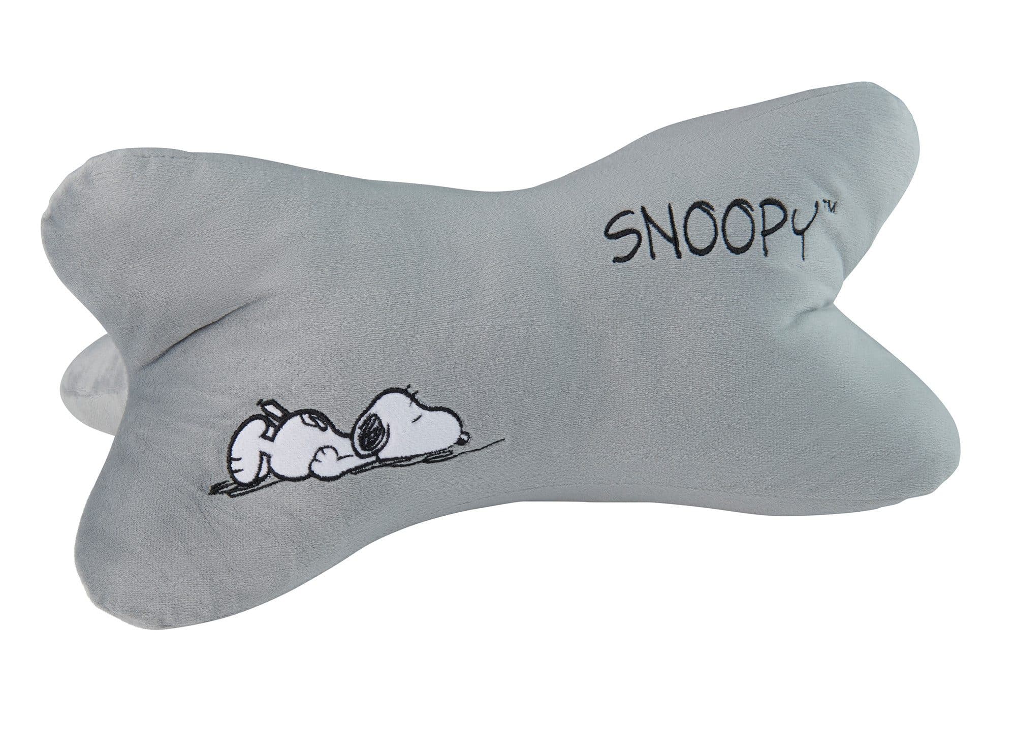 United Labels® Snoopy Leseknochen Nackenkissen Grau 40x20cm - Bild 2