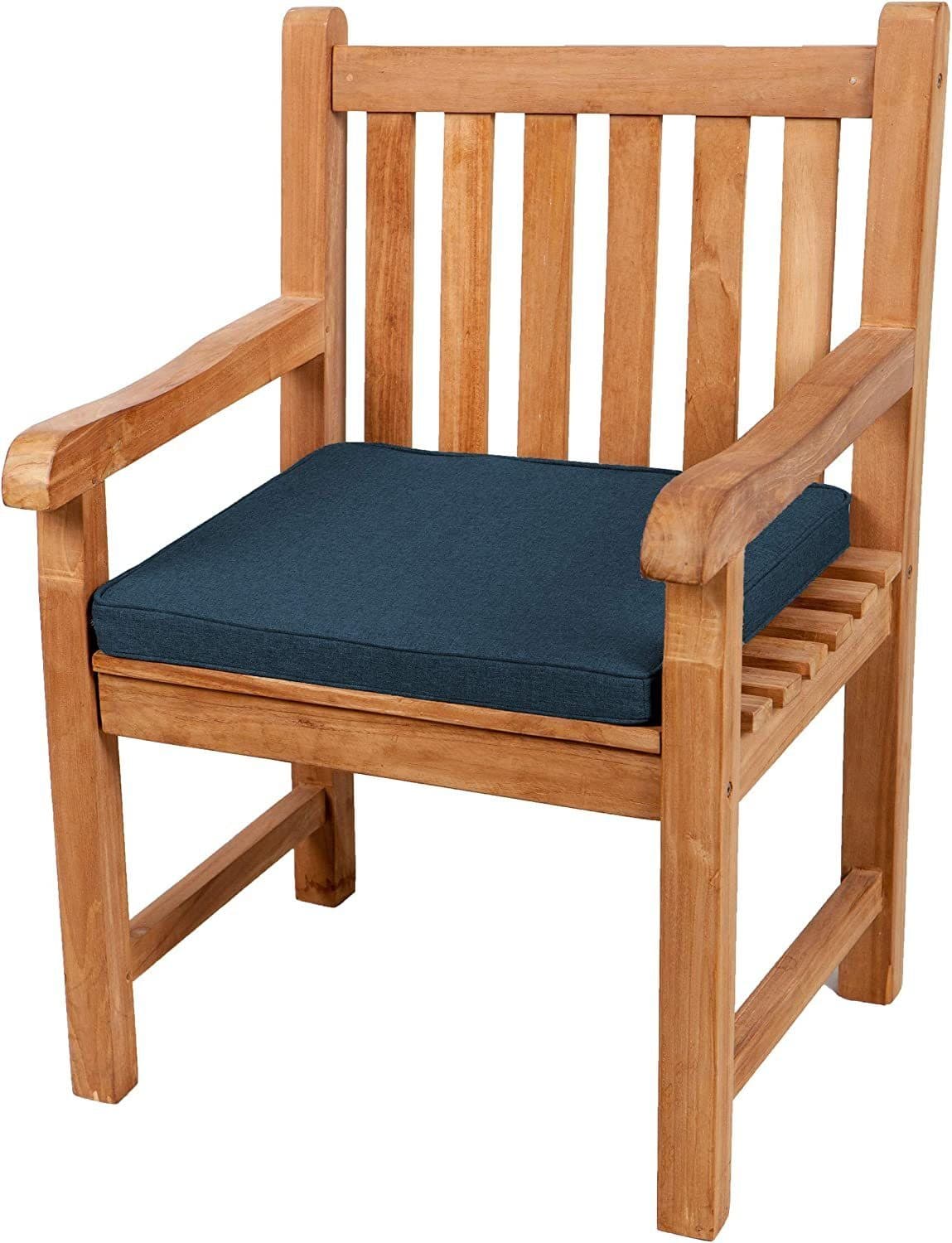 FAVRE Bankauflage Sitzkissen Navy Blau für Gartenbank & Schaukel