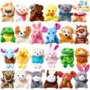 JOYIN 24er Set Mini Plüschtiere Bunt 6-8cm Bild 2