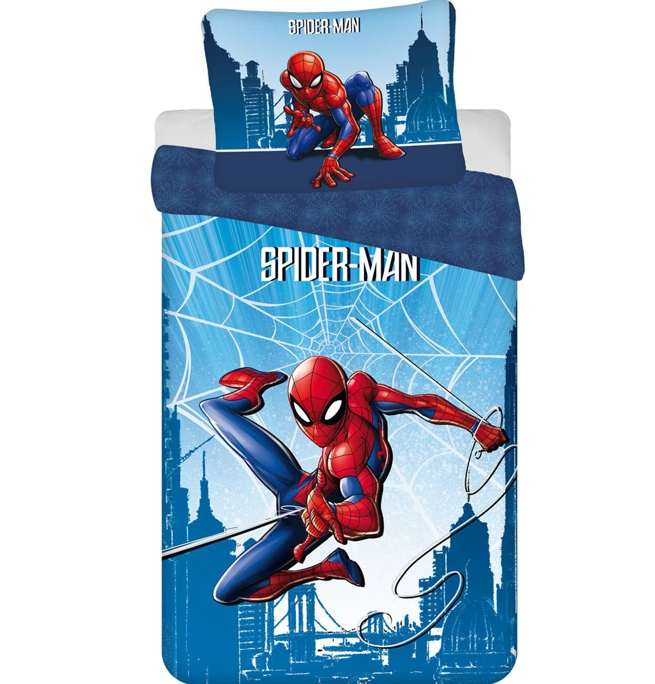 Spiderman Wendebettwäsche 140x200 cm Baumwolle 2-teilig - Bild 2