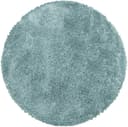 AYYILDIZ TEPPICHE FLUFFY 3500 Hochflor-Teppich Blau Rund Bild 2