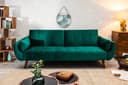 riess-ambiente Schlafsofa DIVANI 220cm Samt Retro Design mit Bettfunktion Bild 2