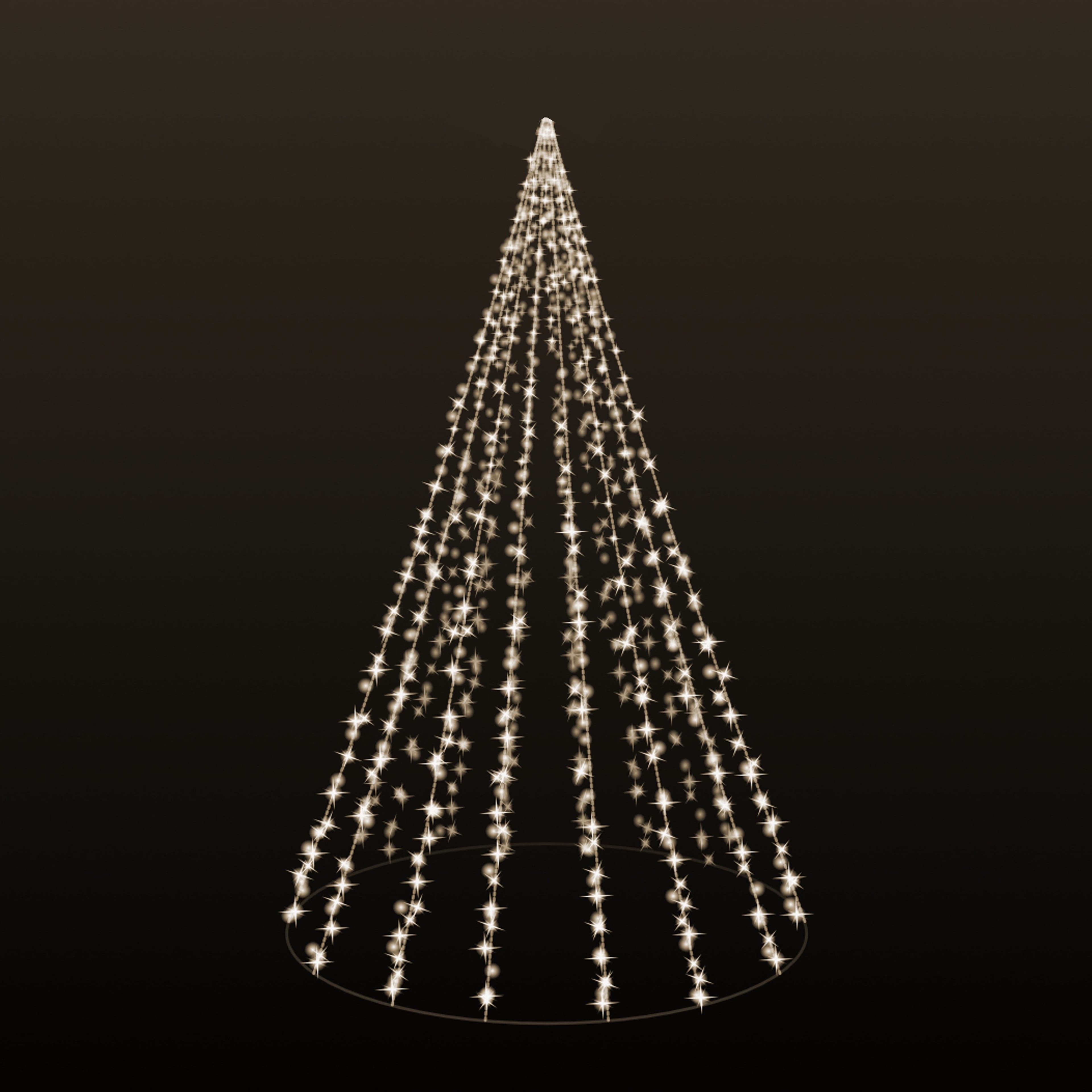 LILENO HOME LED-Lichterkette für Weihnachtsbaum und Fahnenmast - Bild 2