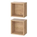 Vicco Hängeschrank Senyo 2er Set Goldkraft Eiche Wandregal Bild 2