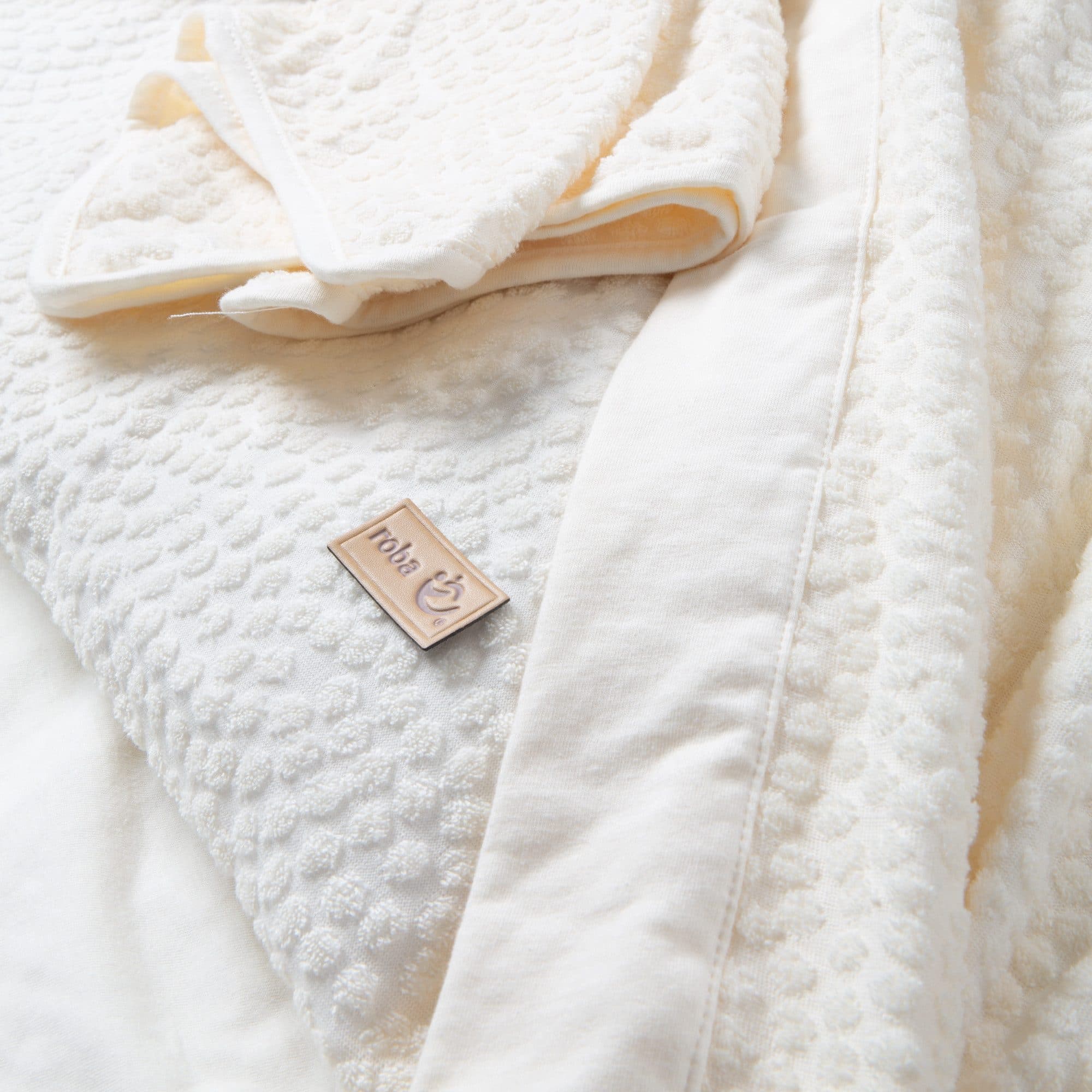roba® Babybettwäsche Lil Planet Bio Baumwolle 2-teilig Weiss/Beige - Bild 2