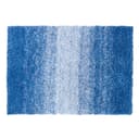 Karat Badematte Wave Rutschsicher Blau/Weiß Polyester Bild 2