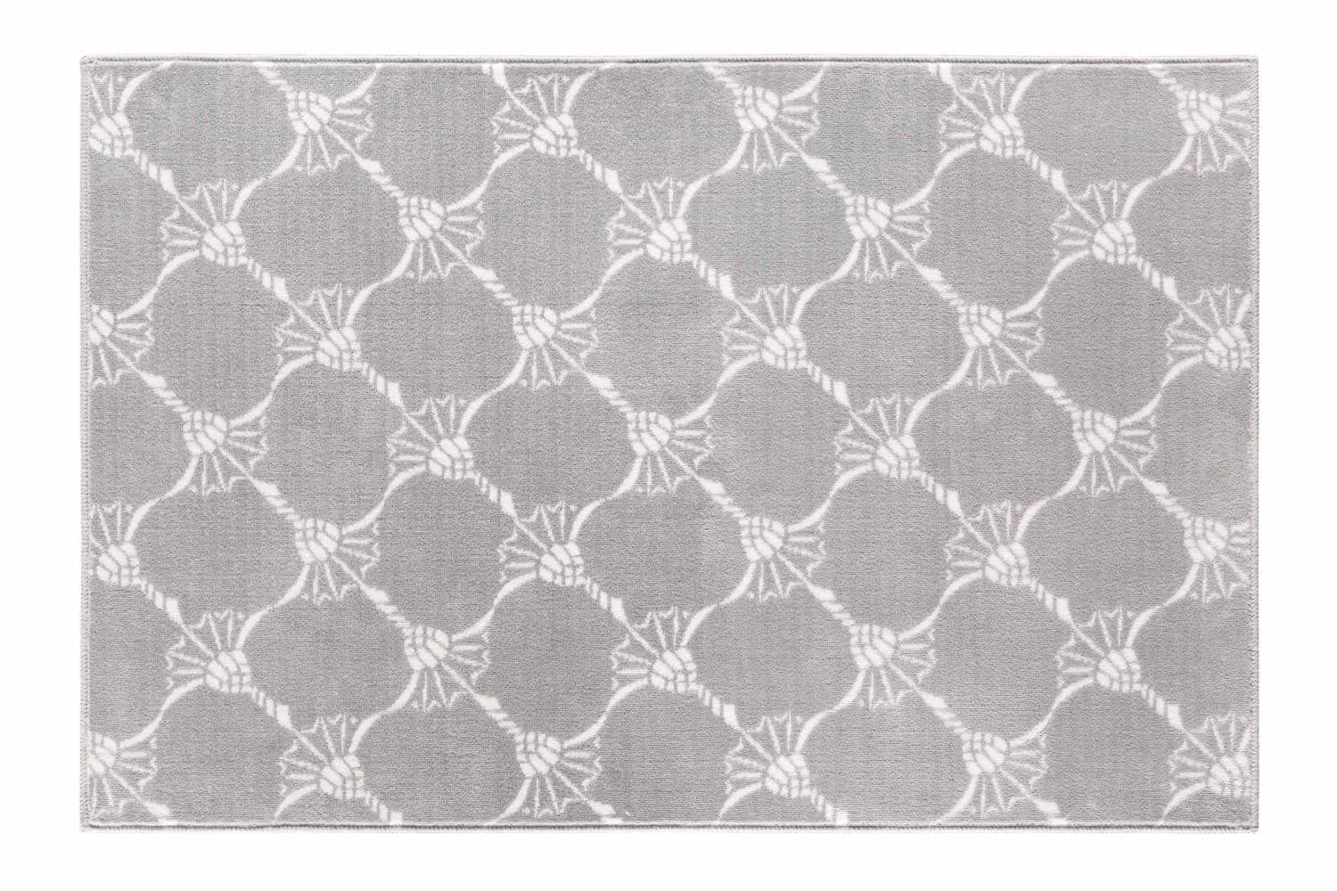 JOOP! Badteppich Repetition Grau 100% Baumwolle