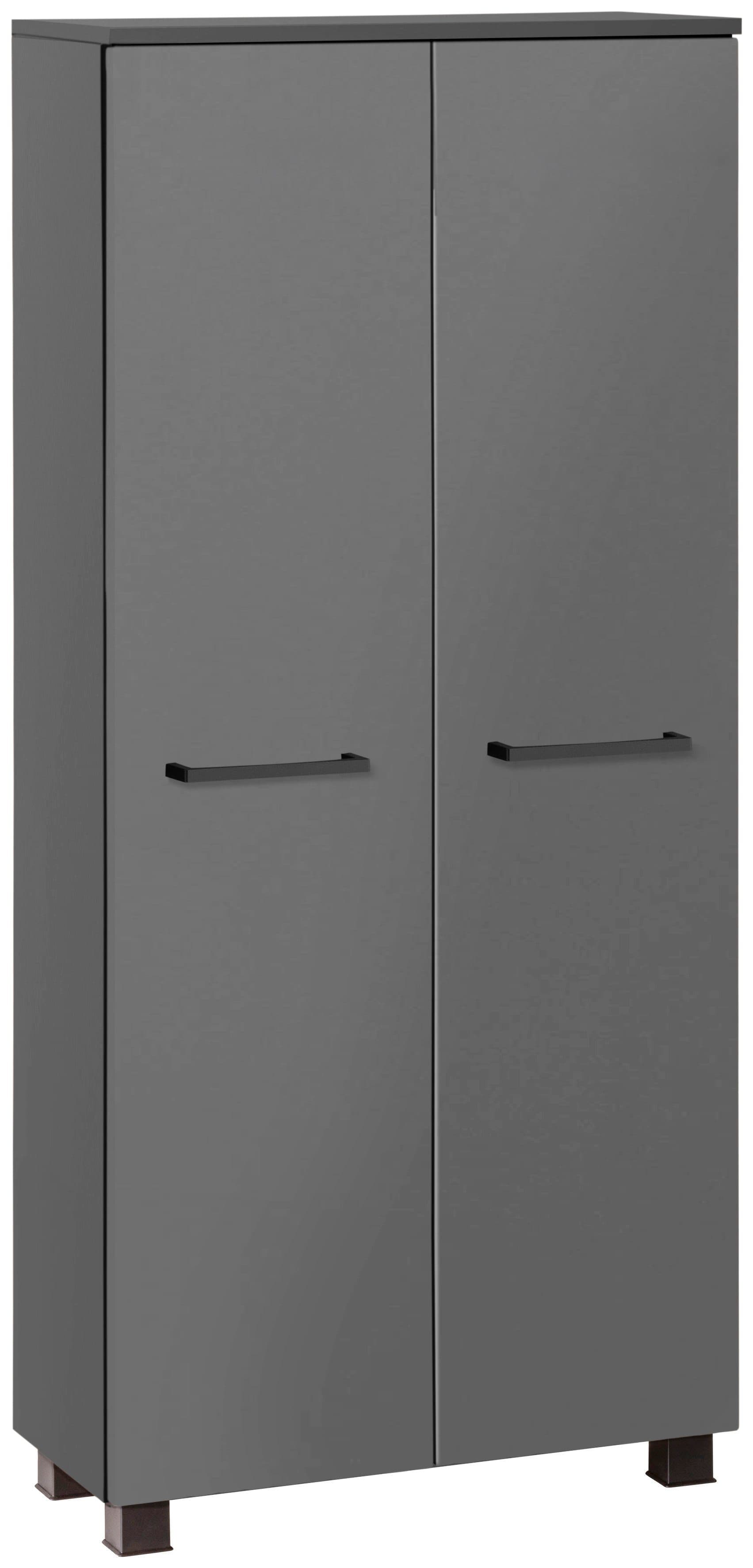 Midischrank WELLTIME Trento Grau 2 Türen 60 cm - Bild 2