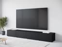 OTTO home Lowboard Denver Schwarz Modern 300 cm Bild 2