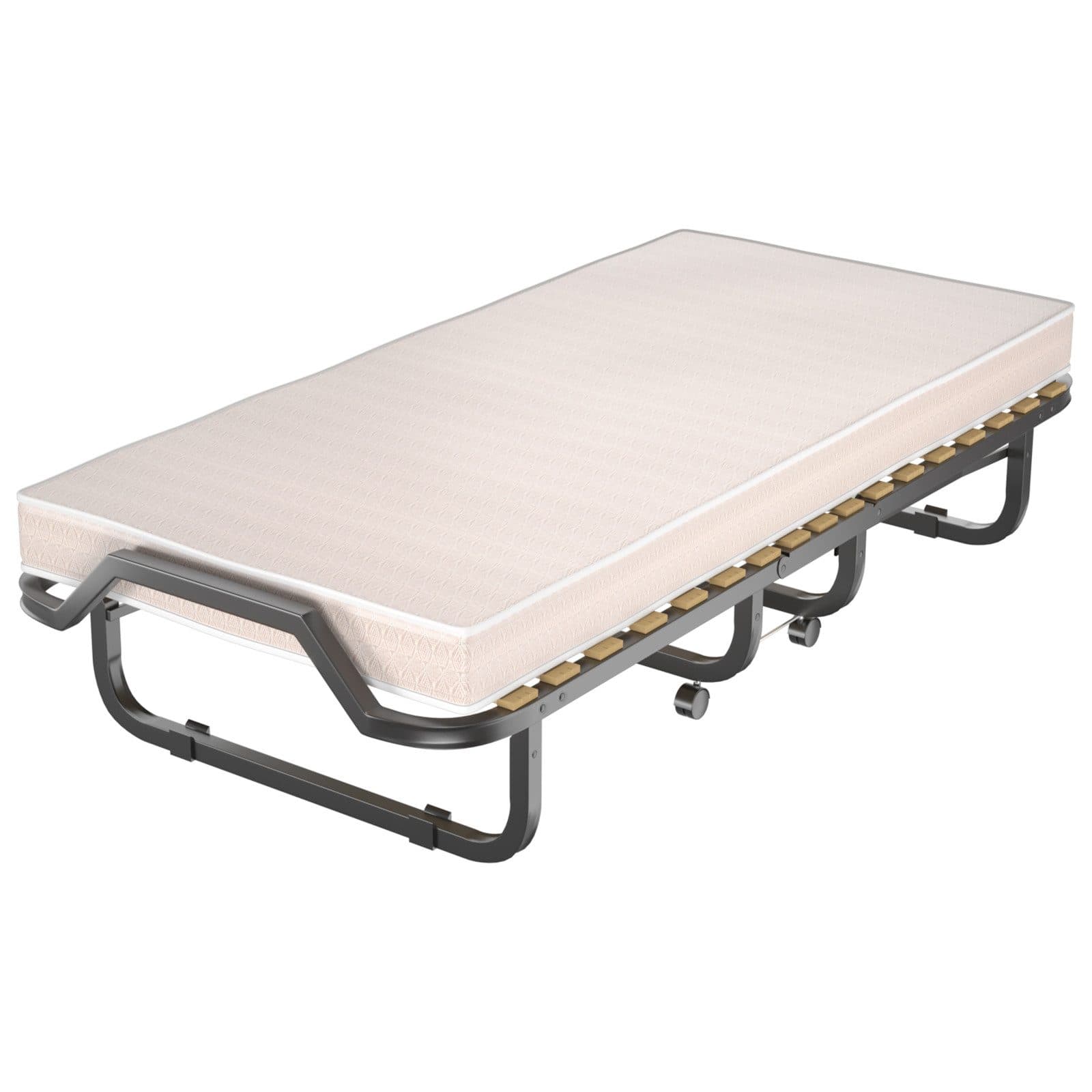 COSTWAY Gästebett Klappbar Beige 90x200cm - Bild 2
