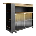 i@home Bartisch Moderner Beweglicher Bar Table, Stehtisch, Bistrotisch, Hochtisch Bild 2