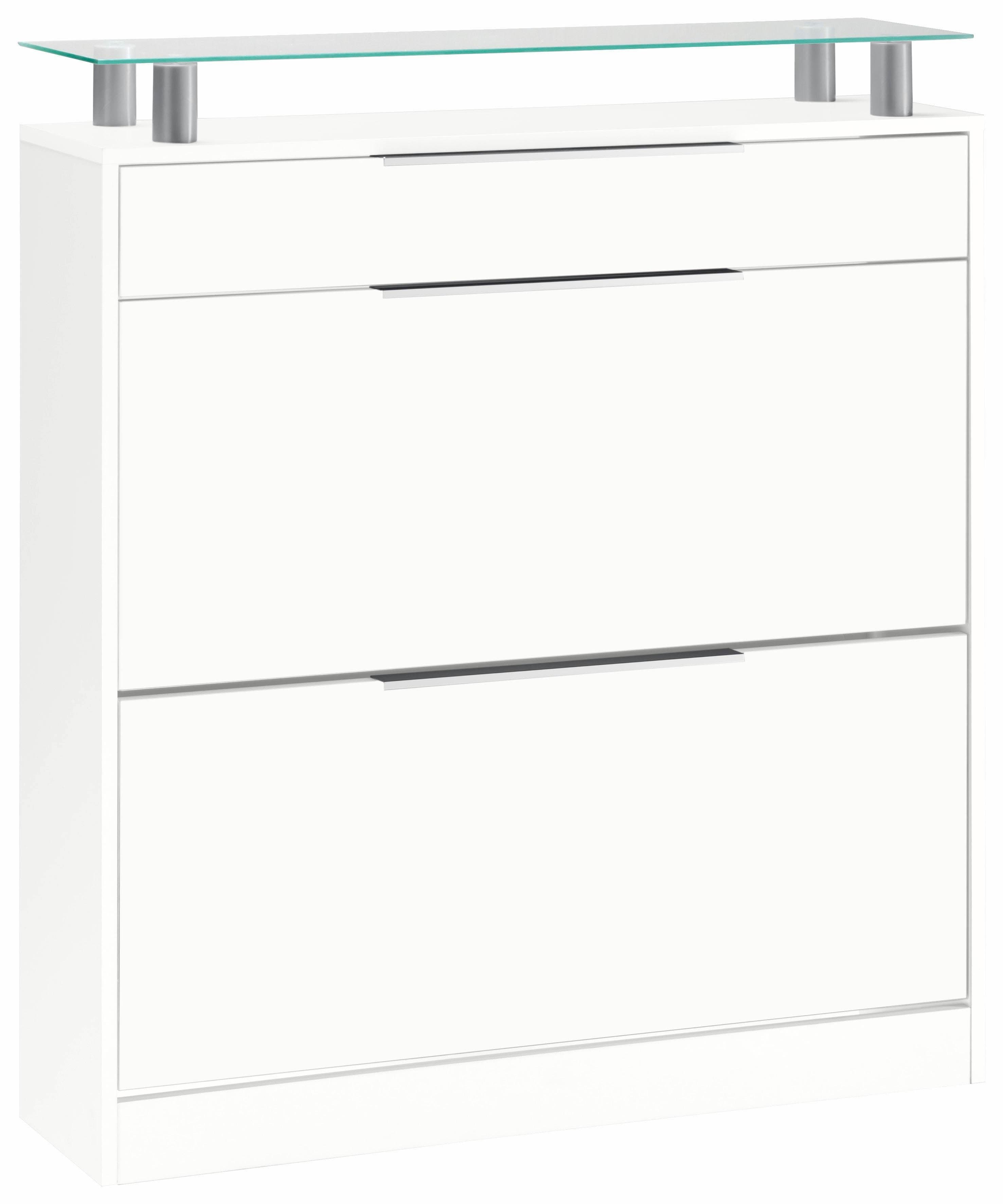 Borchardt Möbel Schuhschrank Oliva Weiß Matt - Bild 2