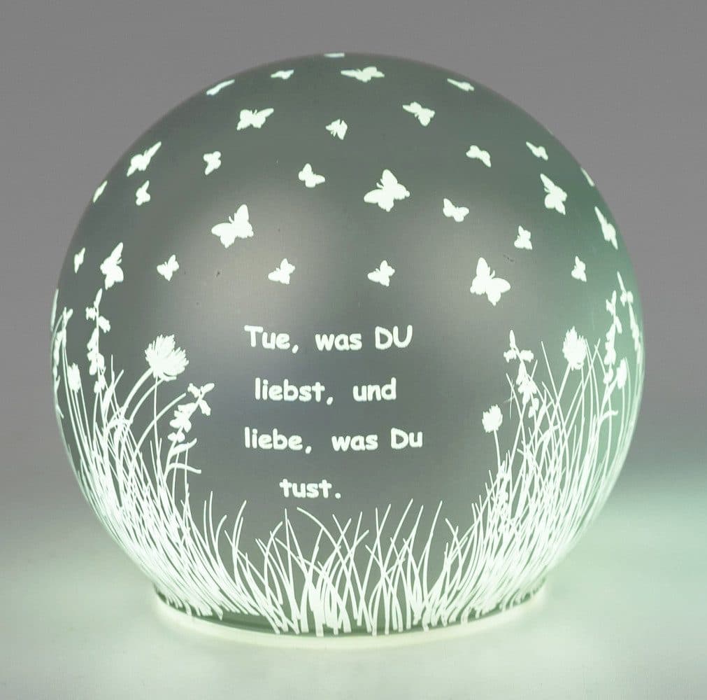 formano LED Dekolicht Kugel Salbei 10cm/12cm - Tue was du liebst